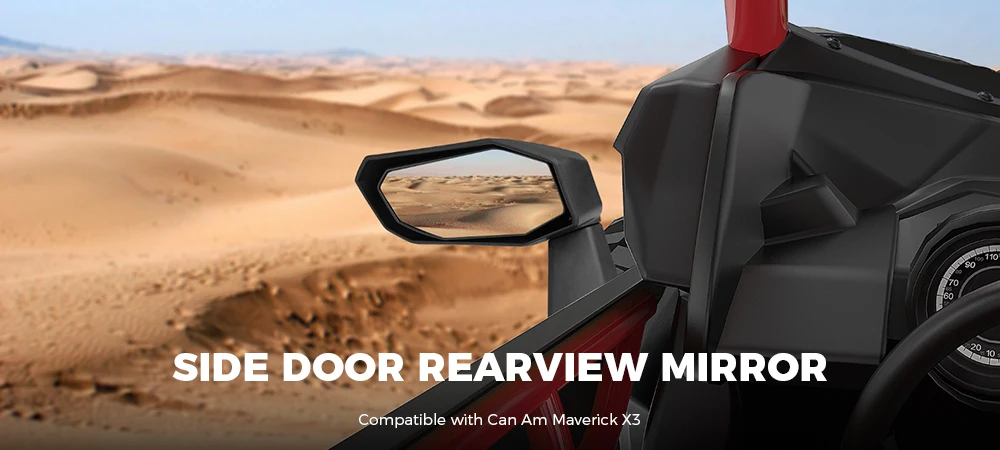 Für Can-Am Maverick X3 715004236 Seitentür-Rückspiegel X3 Max 900 HO R RR Turbo 4x4 715004236 2017-2025 UTV-Zubehör – Detail 1