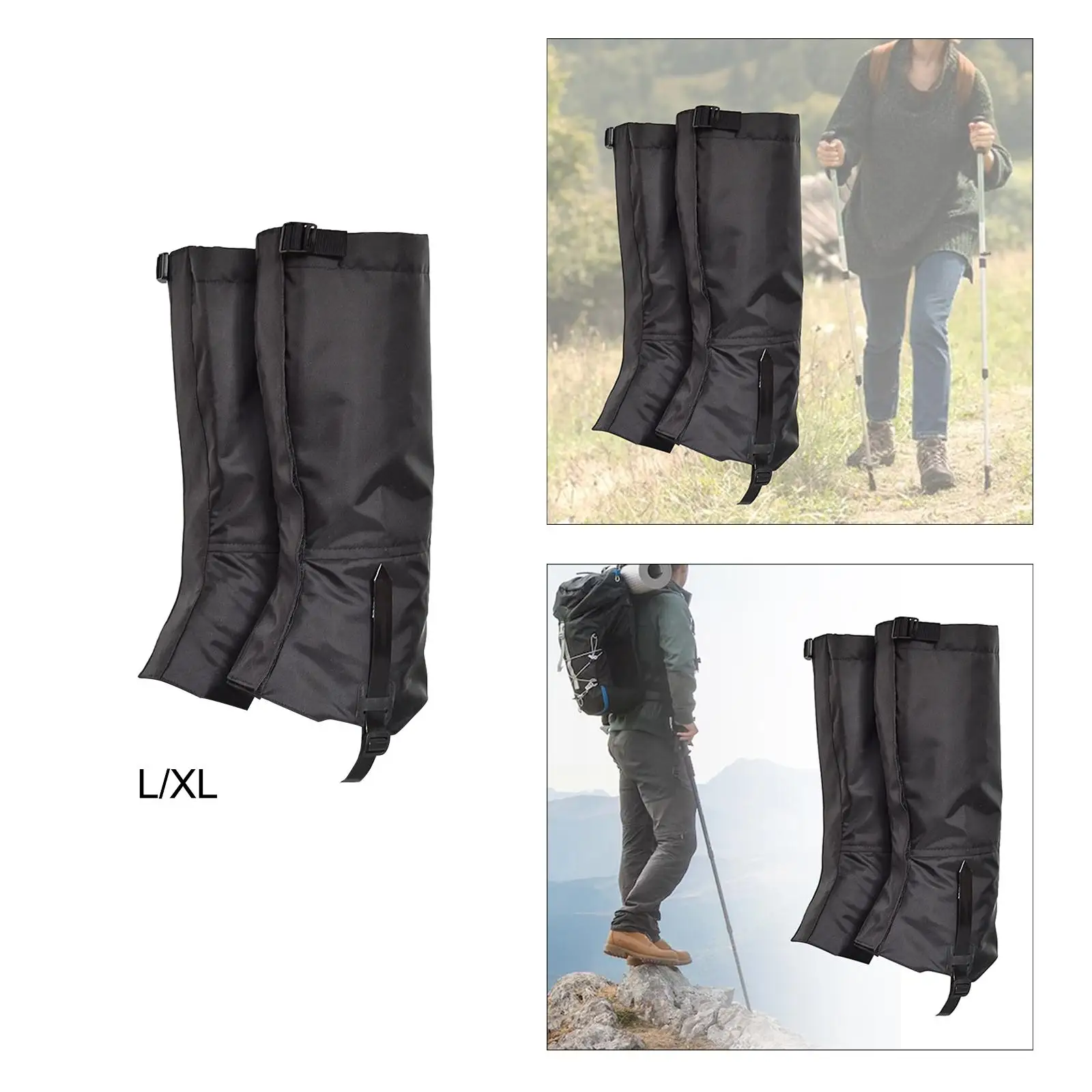 Men Leg Gaiters Windproof Breathable Mountain Climbing Gaiters Boot Gaiters for