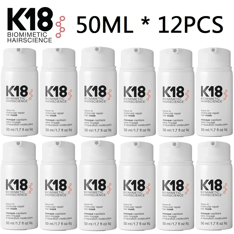 Best of 12PCS K18 Professional Molecular Repair Leave-in Hair Mask / K18 BIOMIMETIC HAIRSCIENCE / K18 Hair Mask Treatment To Repair Hair Reviews & Tips