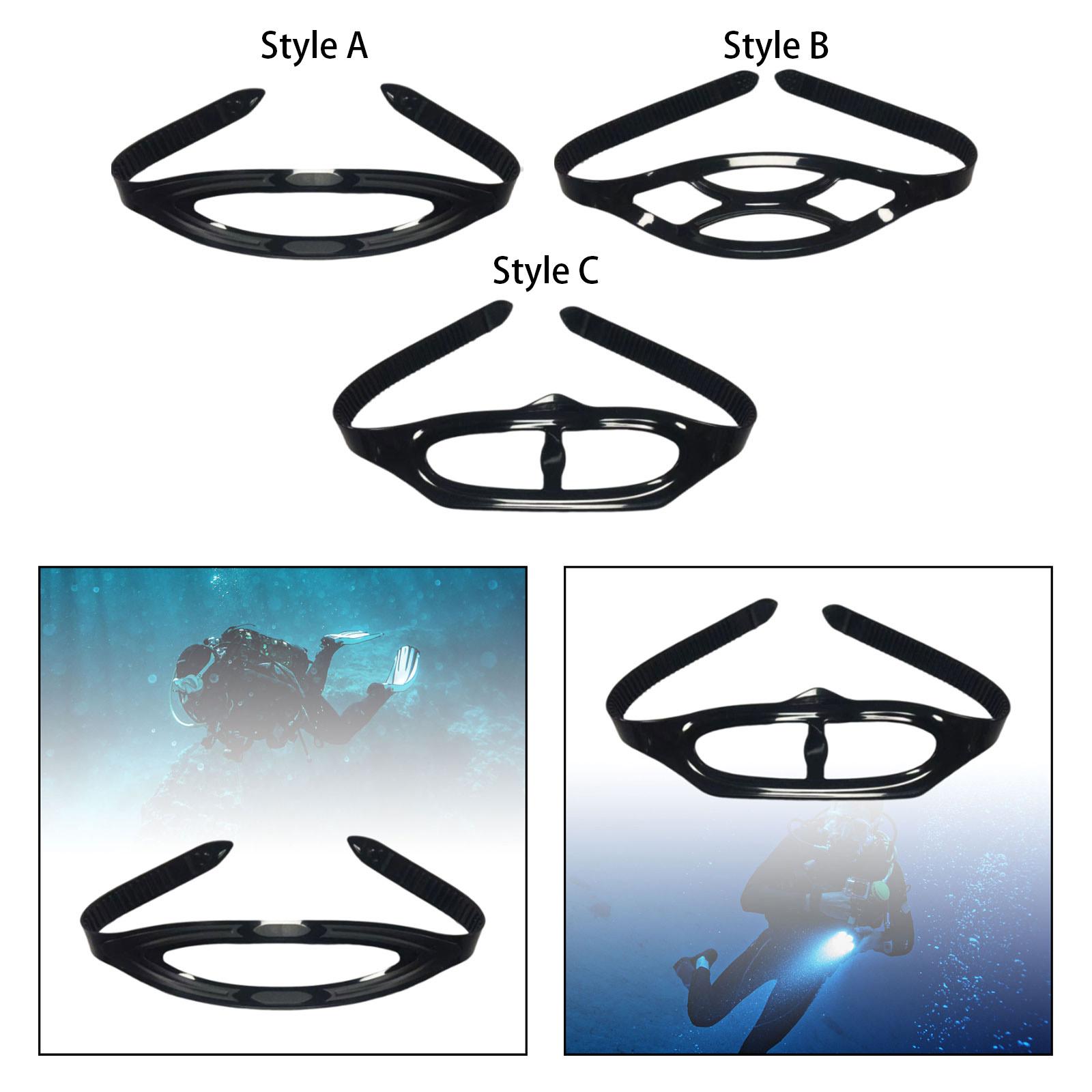 Diving Goggles Strap Replacement Flexible Silicone Diving Mask Strap Eyewear Accessories for Water Sports Snorkeling Free Diving