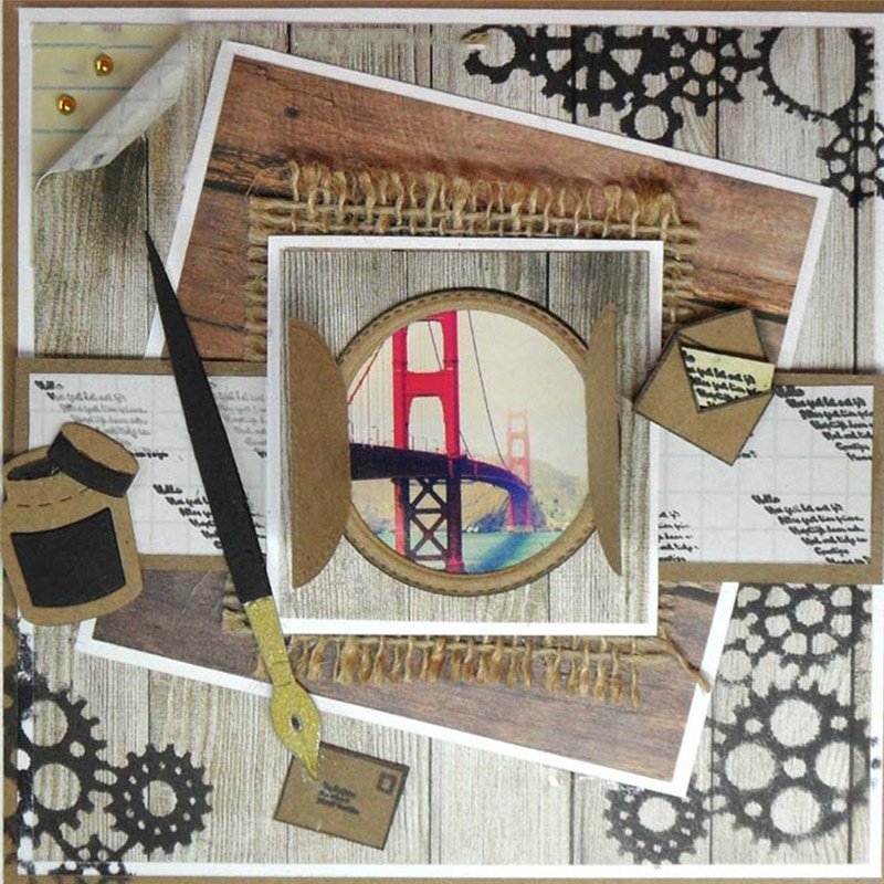 Description Picture 5 of itemPen Element Metal Cutting Craft Dies Scrapbooking Album Embossing Card Making Paper Die