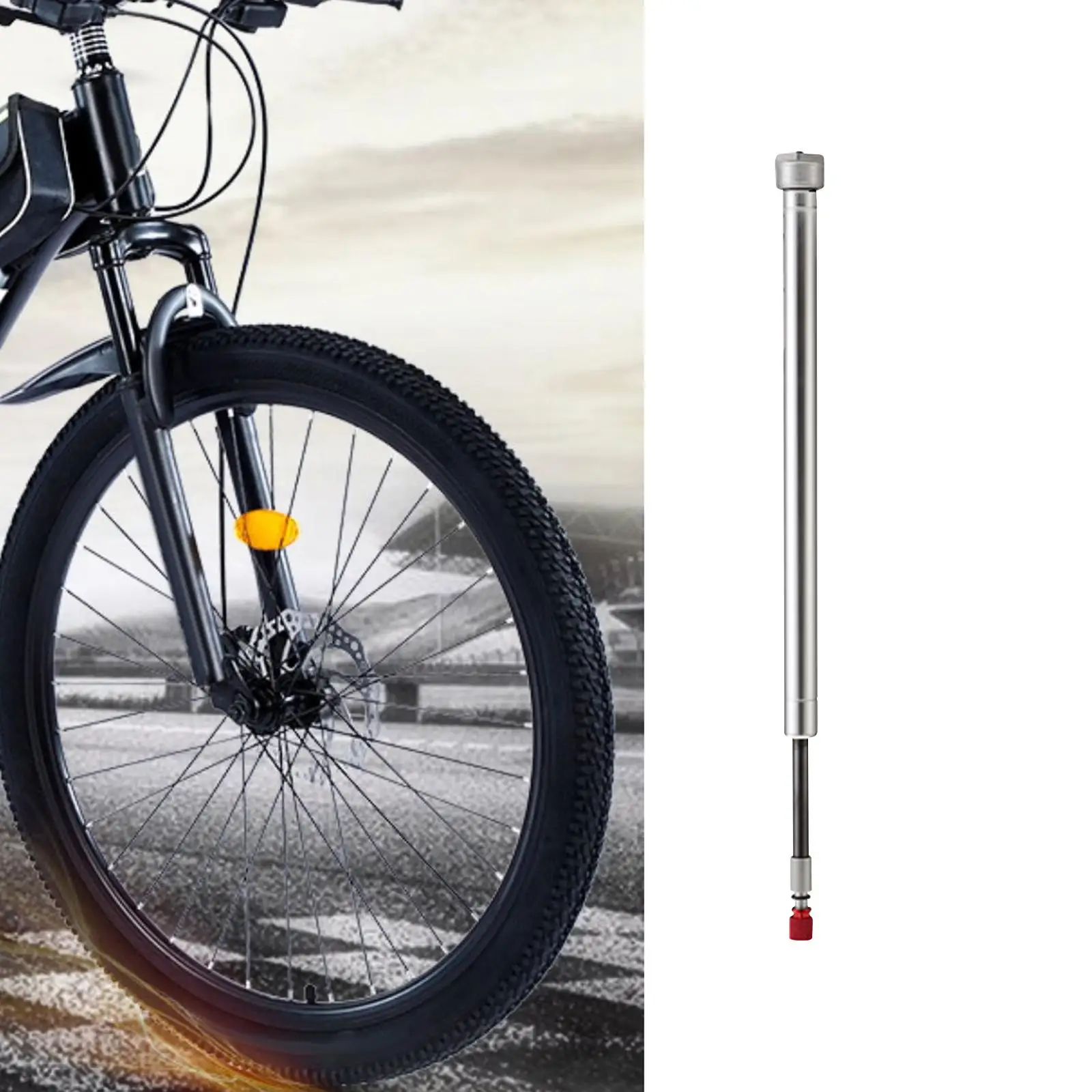 Front Fork Repair Rod Quality Shoulder Control 32mm Easy Installation Professional Bike Fork Repair Parts for Mountain Bike
