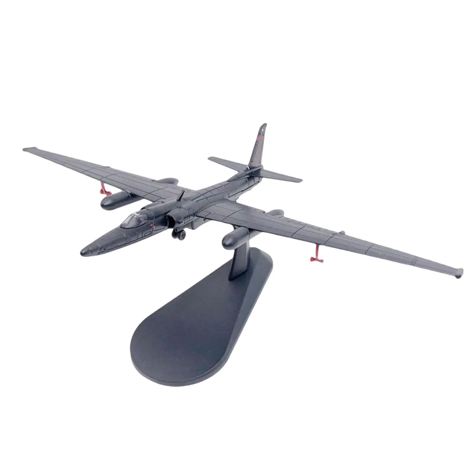 1/144 U2 Reconnaissance Aircraft Model with Display Stand, Decoration Collectibles