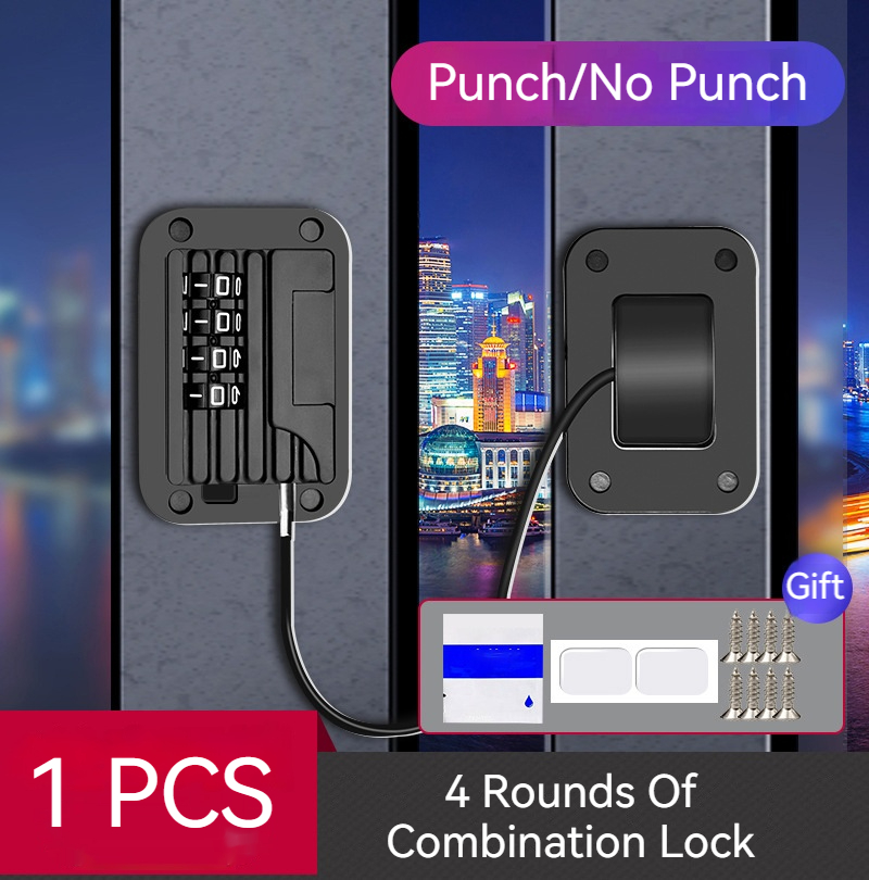 Description Picture 5 of itemRefrigerator Lock Cabinet Locks Child Safety Locks Lock Lockers Drawer Password Locks 4 Digit Lock for Windows Closets Drawers