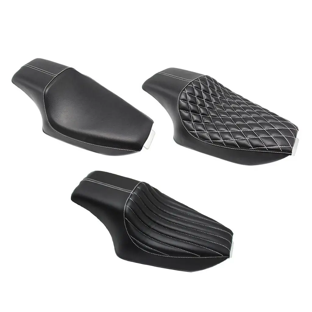Motorcycle Cafe Racer Seat Vintage Saddle Flat Pan Retro Seat Refit For    Forty Eight  1200/883/883L/883R 2004-16