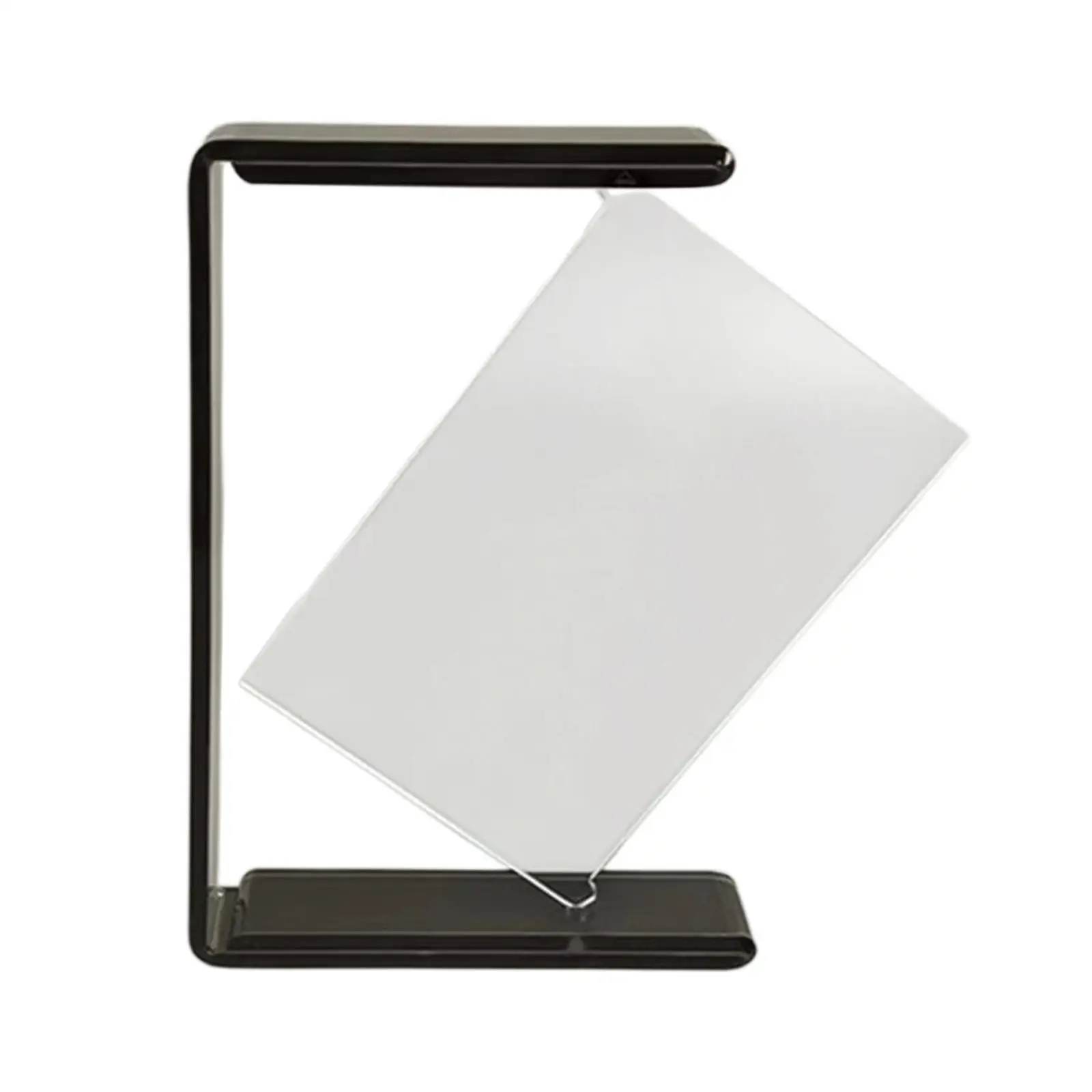 4x6 Photo Frame for Vertical or Horizontal Tabletop Display Rotating Picture Frame Clear Acrylic for Office Desktop Decoration