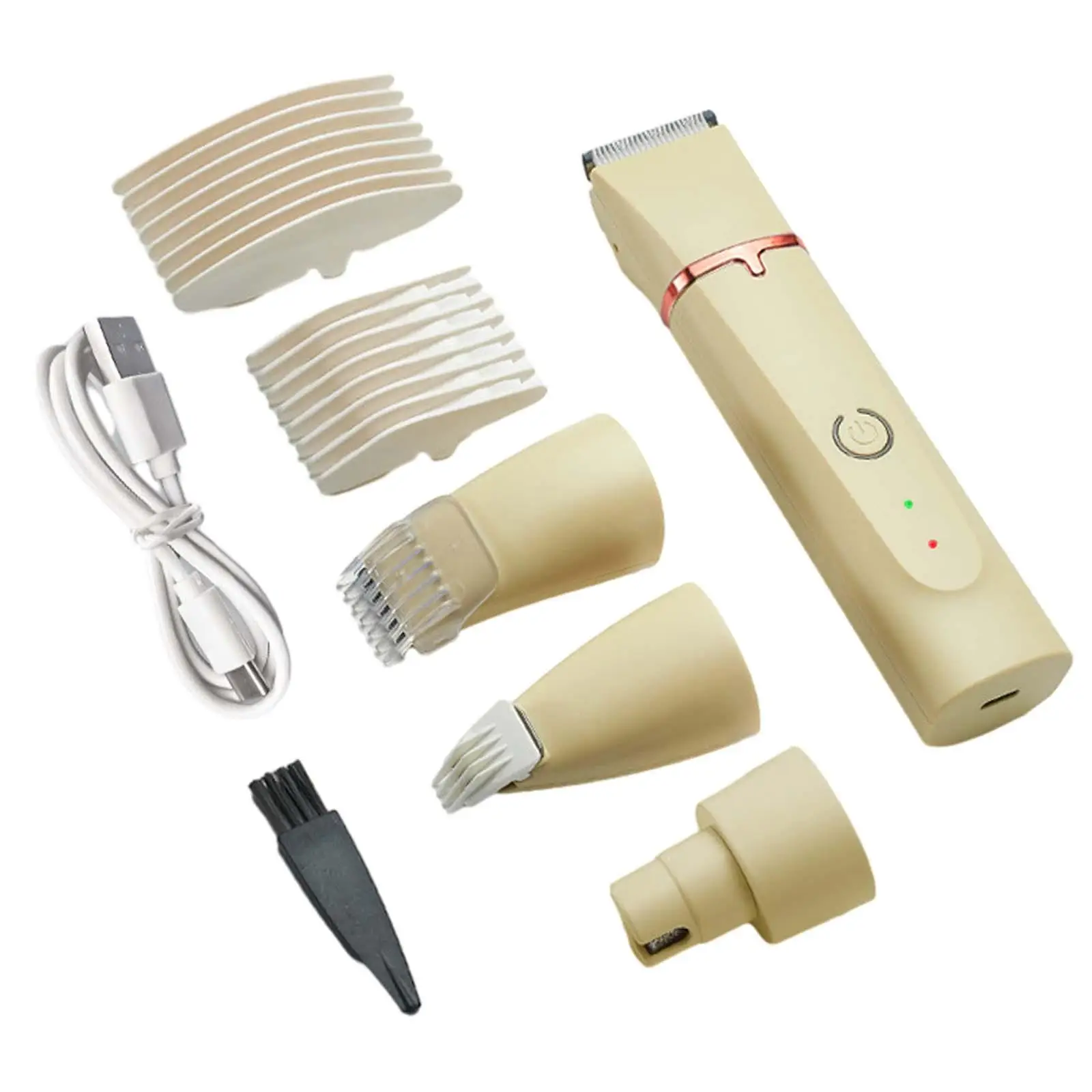 Dog Clipper Low Noise Cordless Portable Grinder for Rump Paws Ears