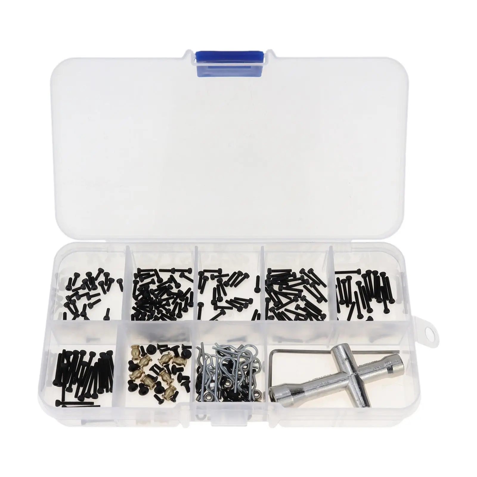 252 Pieces M1.4 Screws Kit Replacements for Axial SCX24 Axi00006 Trucks