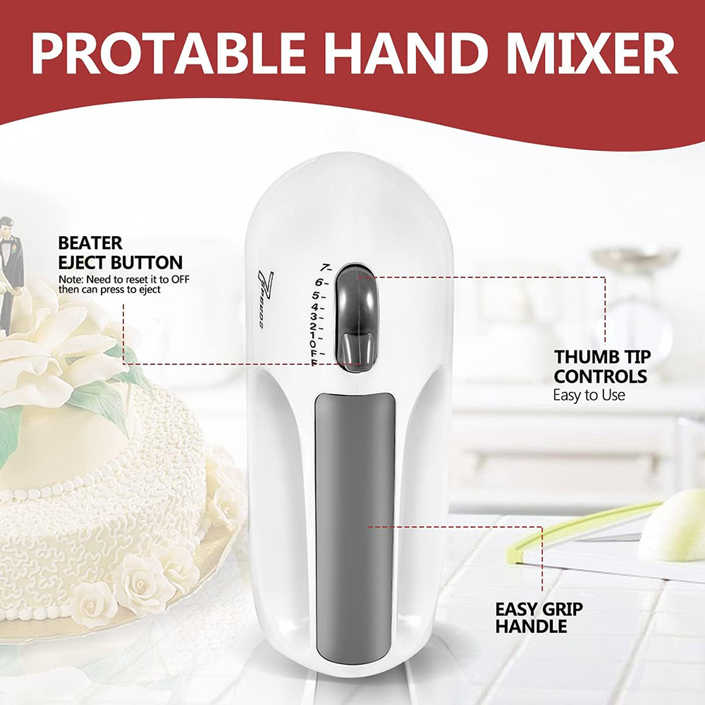 Title 8, Multifunctional 7 Speed Mini Mixer Electric Foo...