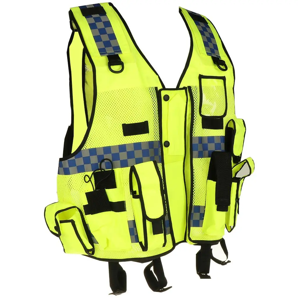 Reflective Vest Workwear High Visibility   Running Cycle Jacket