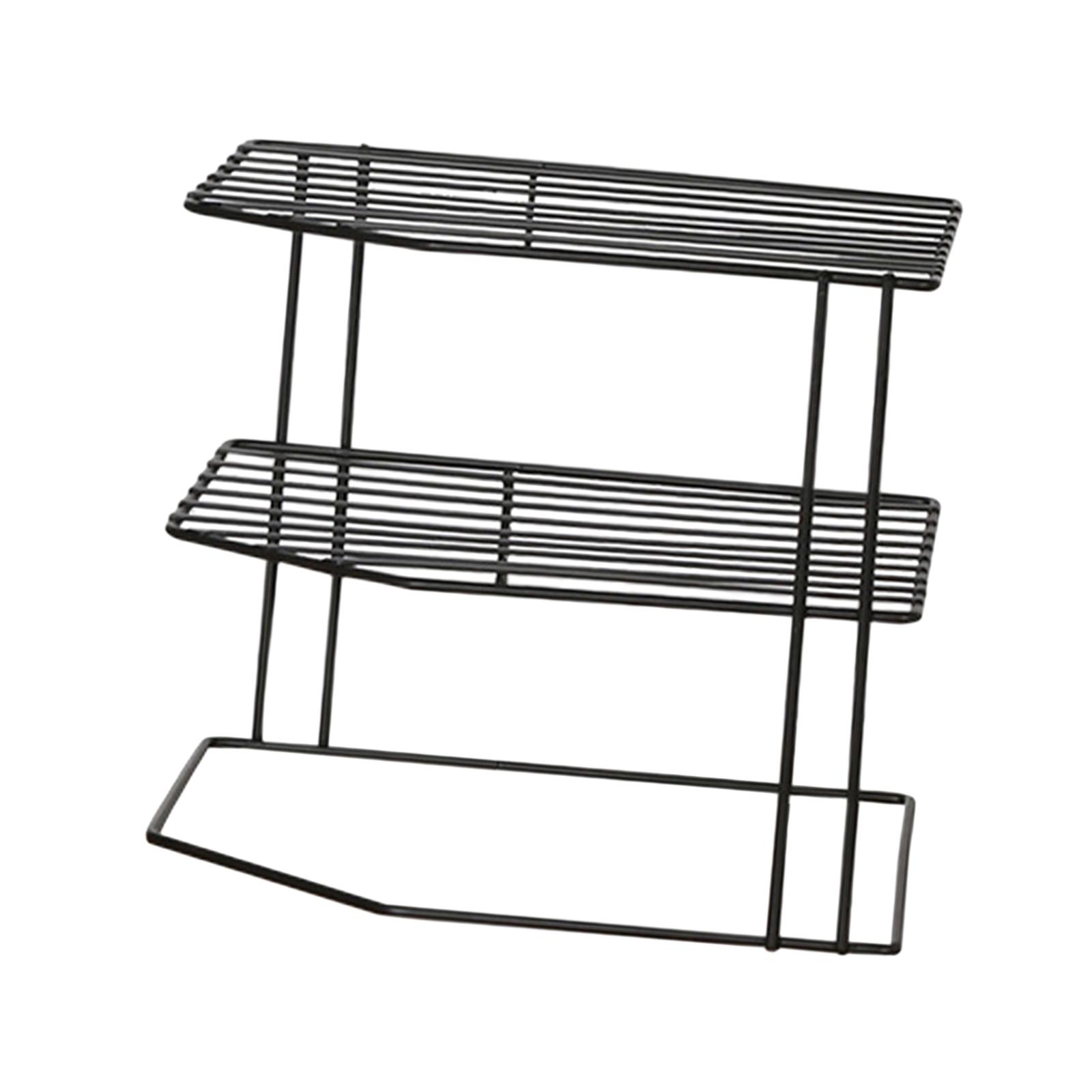 Desk Cosmetics Rack Coffee Table Stand 3 Tiers Specialty Plates Bathroom Organizer Rack Jewelry Organizer for Vanity Bedroom