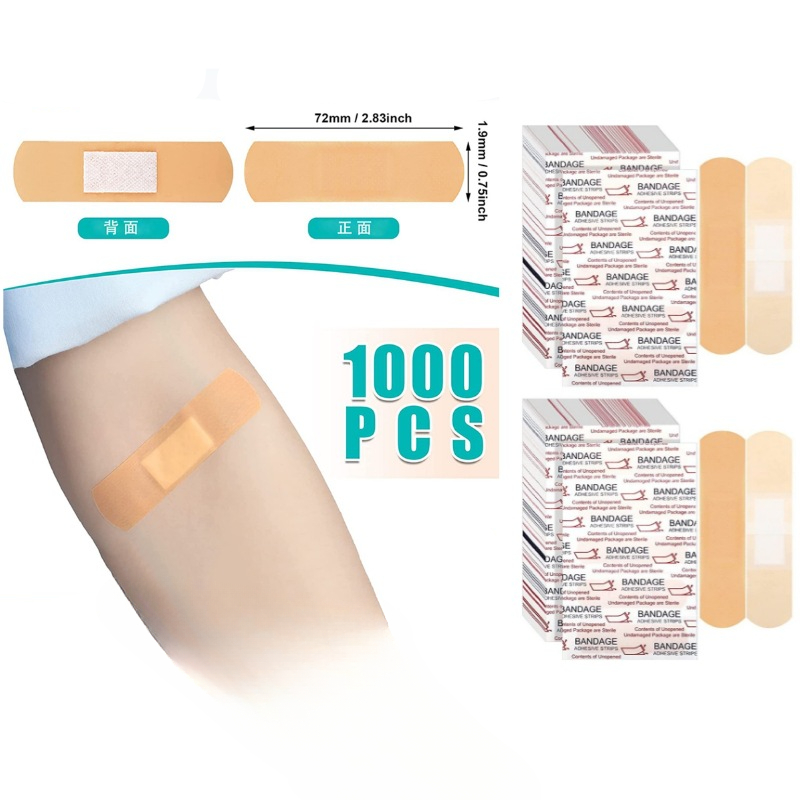 100 teile/los atmungsaktive Pflaster wasserdichte Bandage Erste-Hilfe-Wund verband Medical Tape Wund pflaster Notfall-Kits Bandaids – Detail 3
