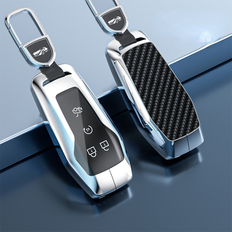 Custodia portachiavi per auto in lega Tpu per Ford Fusion Mondeo Mustang F-150 Explorer Edge 2015 2016 2017 2018 accessori per auto - S238201b48fd0407fb43b860f8d17f3e2t