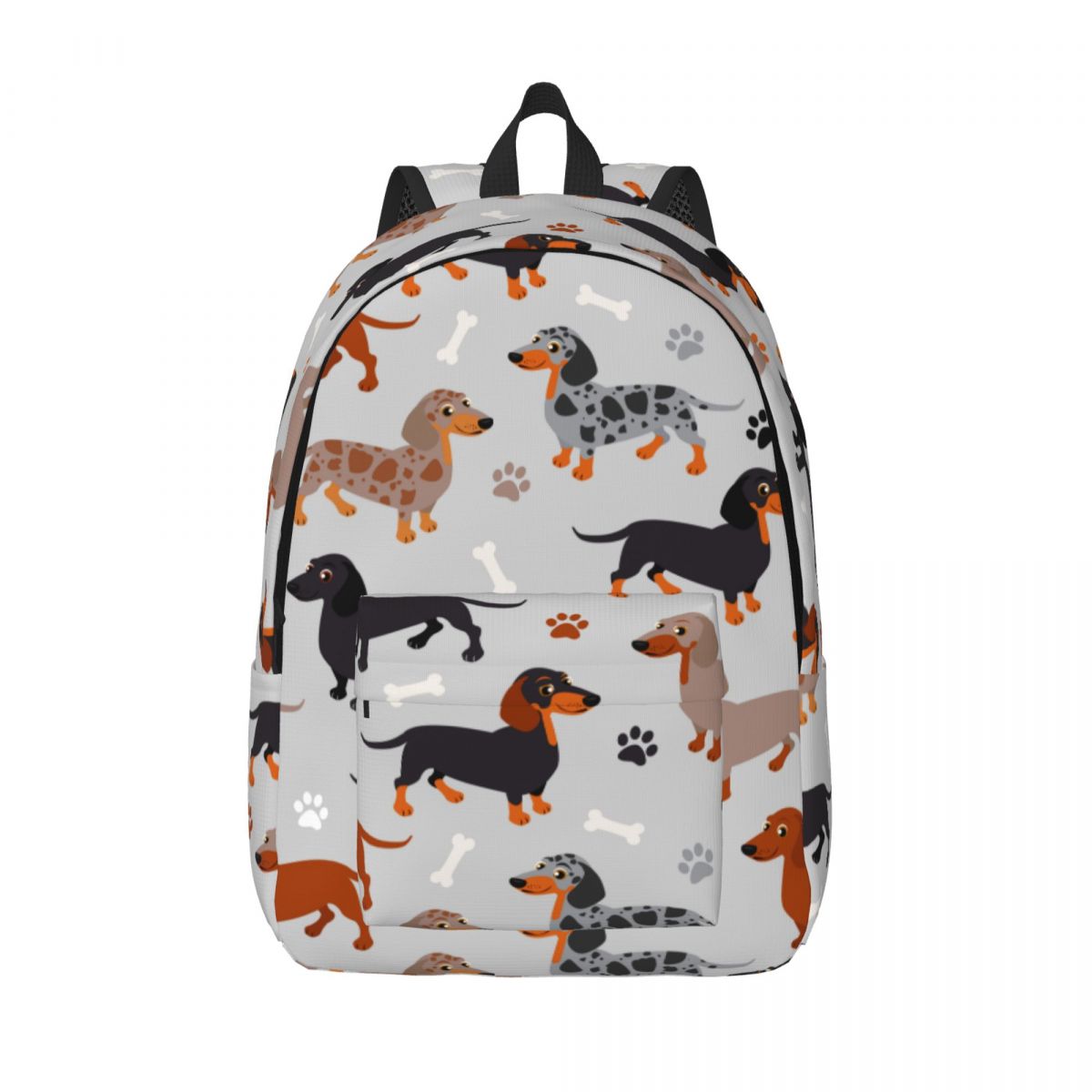 Mochila Dachshund para crianças, escola estudantil Bookbag,