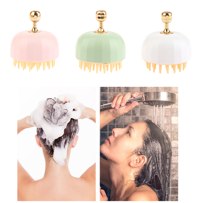 Description Picture 3 of itemManual Head Scalp Care Massage Shampoo Brush Slimming Comb Cleaning Shower Bath Exfoliate Remove Dandruff Promote Hair Grow