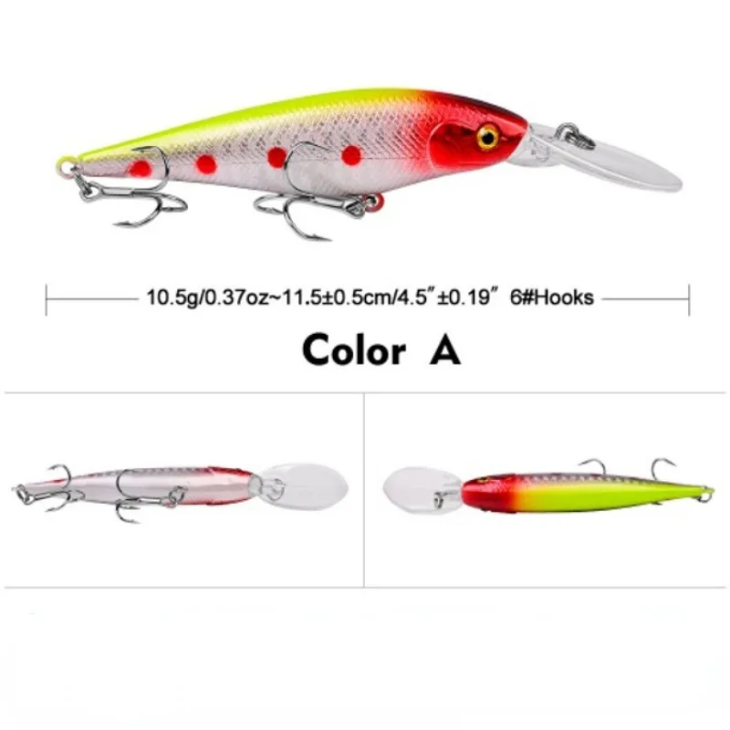 Señuelo de pesca colorido con 6 ganchos para una captura exitosa