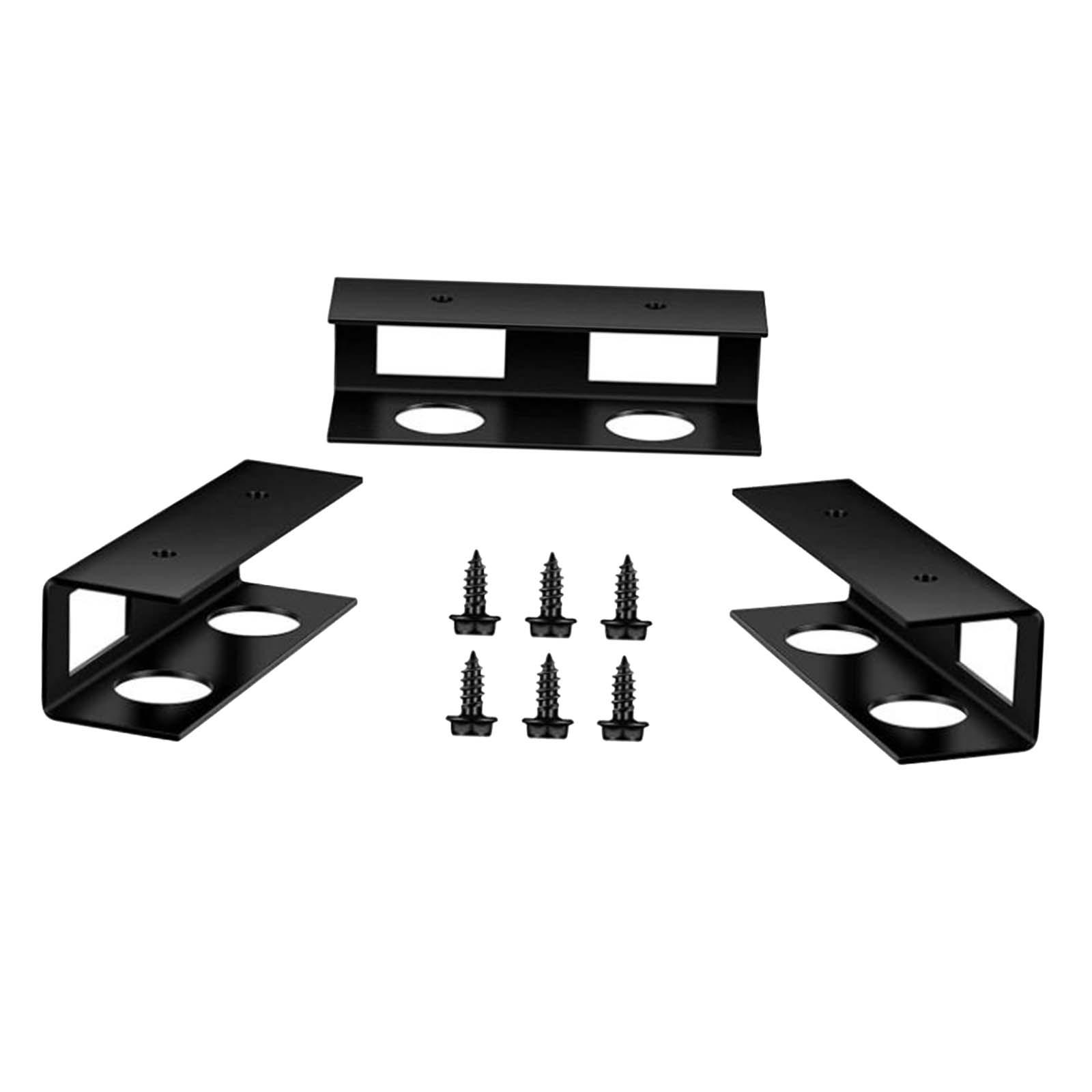 3x under Desk Laptop Mount Bracket Keyboard Storage under Table Shelf with Screw Heavy Duty Notebook Bracket Laptop Holder Mount