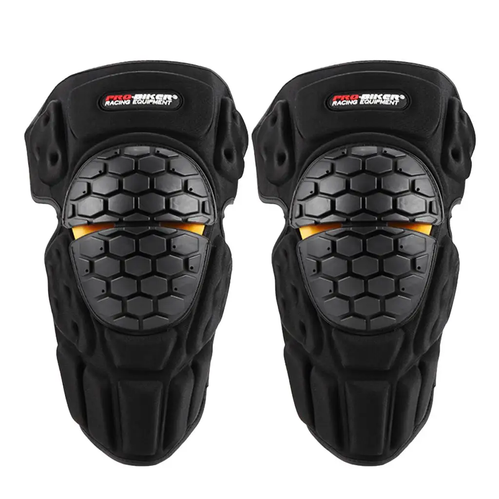 Adjustable Motorcross Knee Pad Protector/Antislip Knee Shin Guard Kit Crashproof