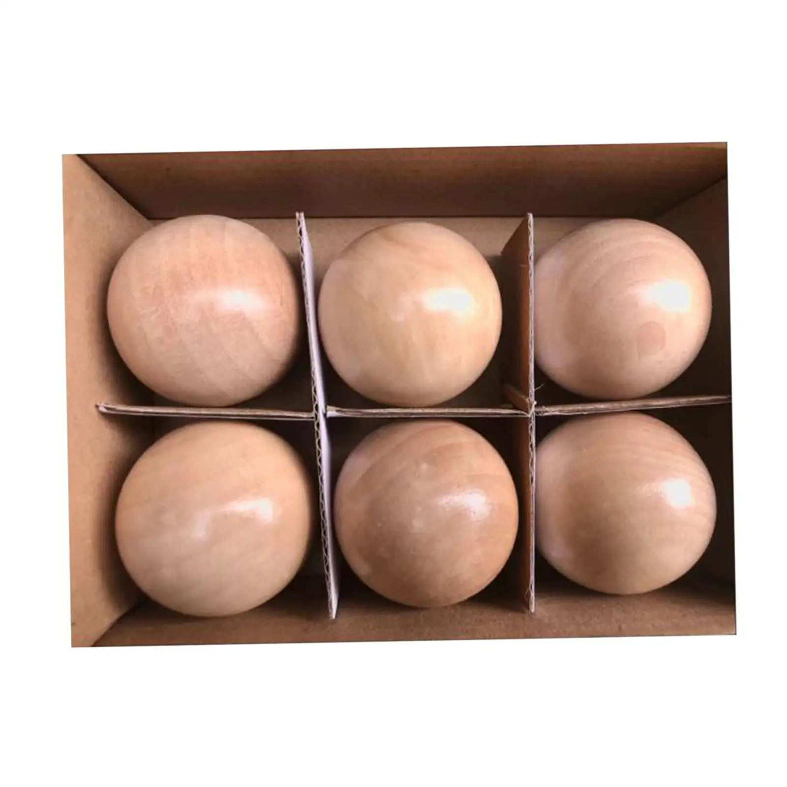 6x Montessori Wooden Balls Counting Toy for Hand Eye Coordination Creativity Object Permanence Box Handcraft Wooden Toys