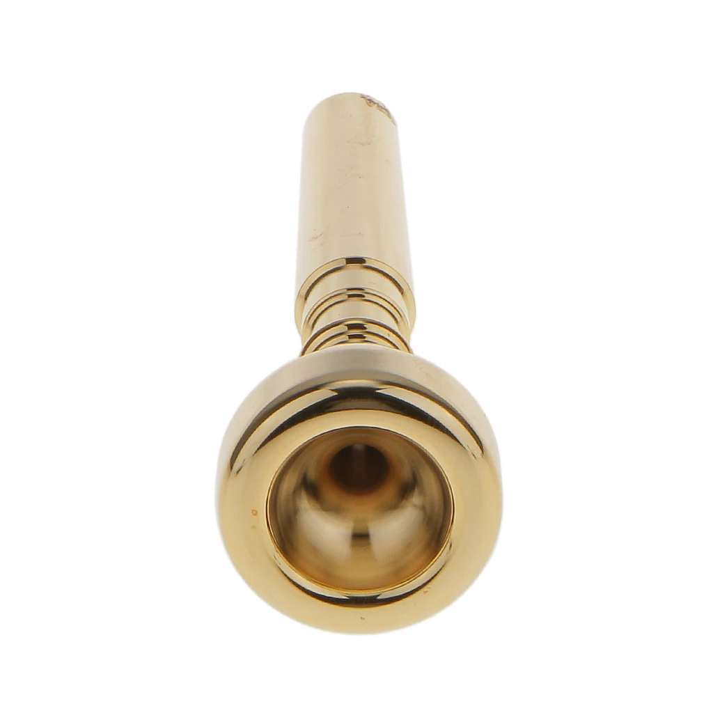 Metal Trumpet 3C Mouthpiece 87mm Golden Plated for  Bach Trumpet