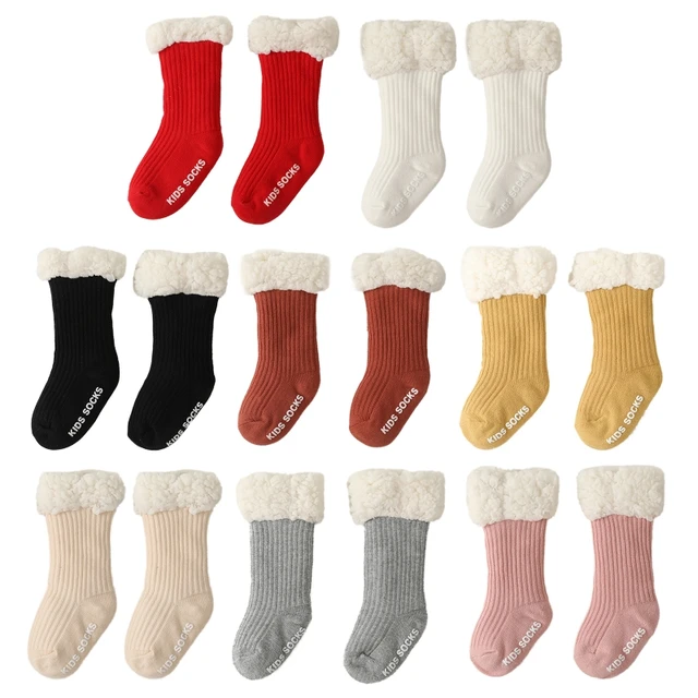 Autumn And Winter New Children's Socks Cotton Baby Socks Winter Thicken  Warm Baby Girl Socks Floor Non-slip Sock For Kids - Socks - AliExpress