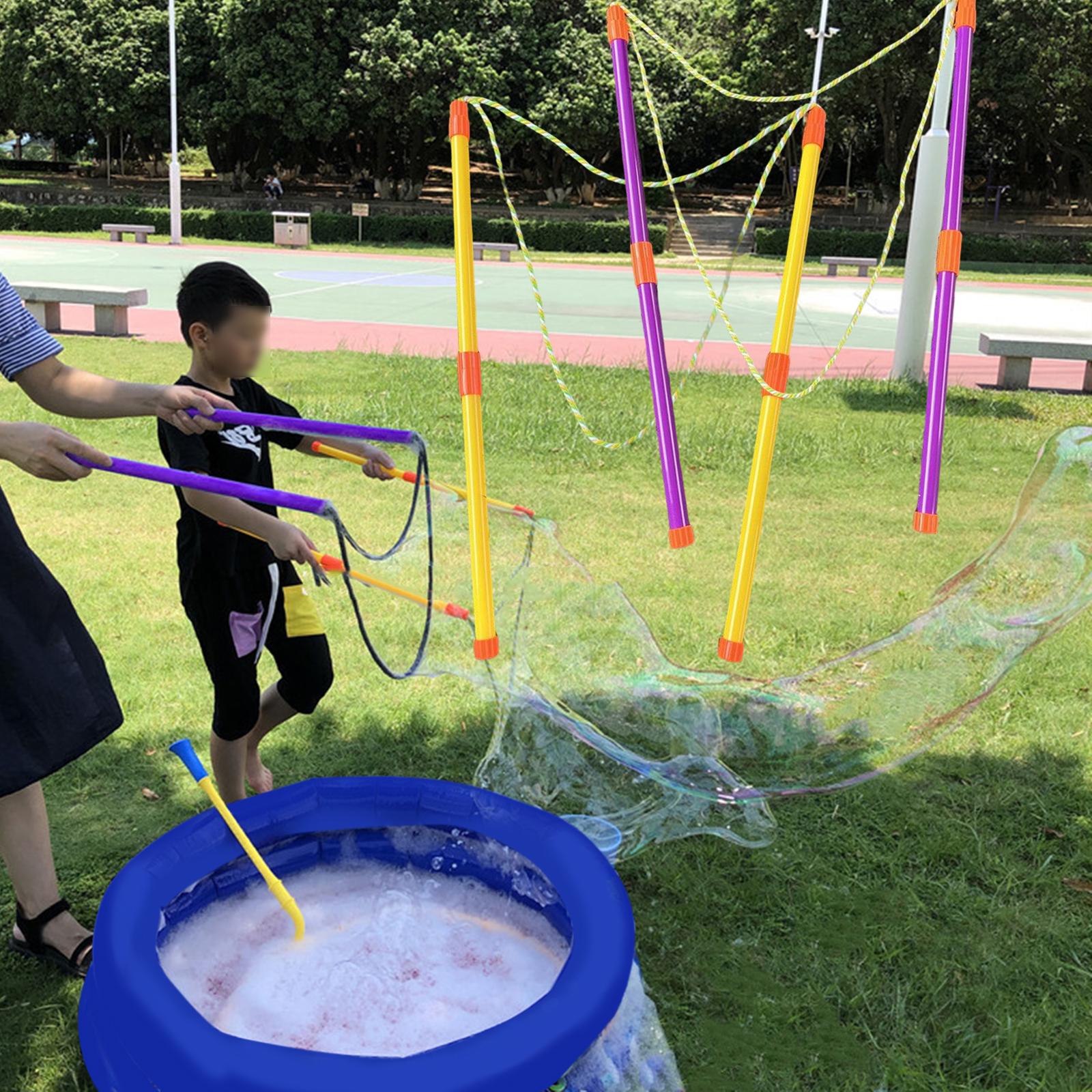 2 Large Bubble Wands Summer Activity Toys Outdoor Bubble Blowing Toys for Adult