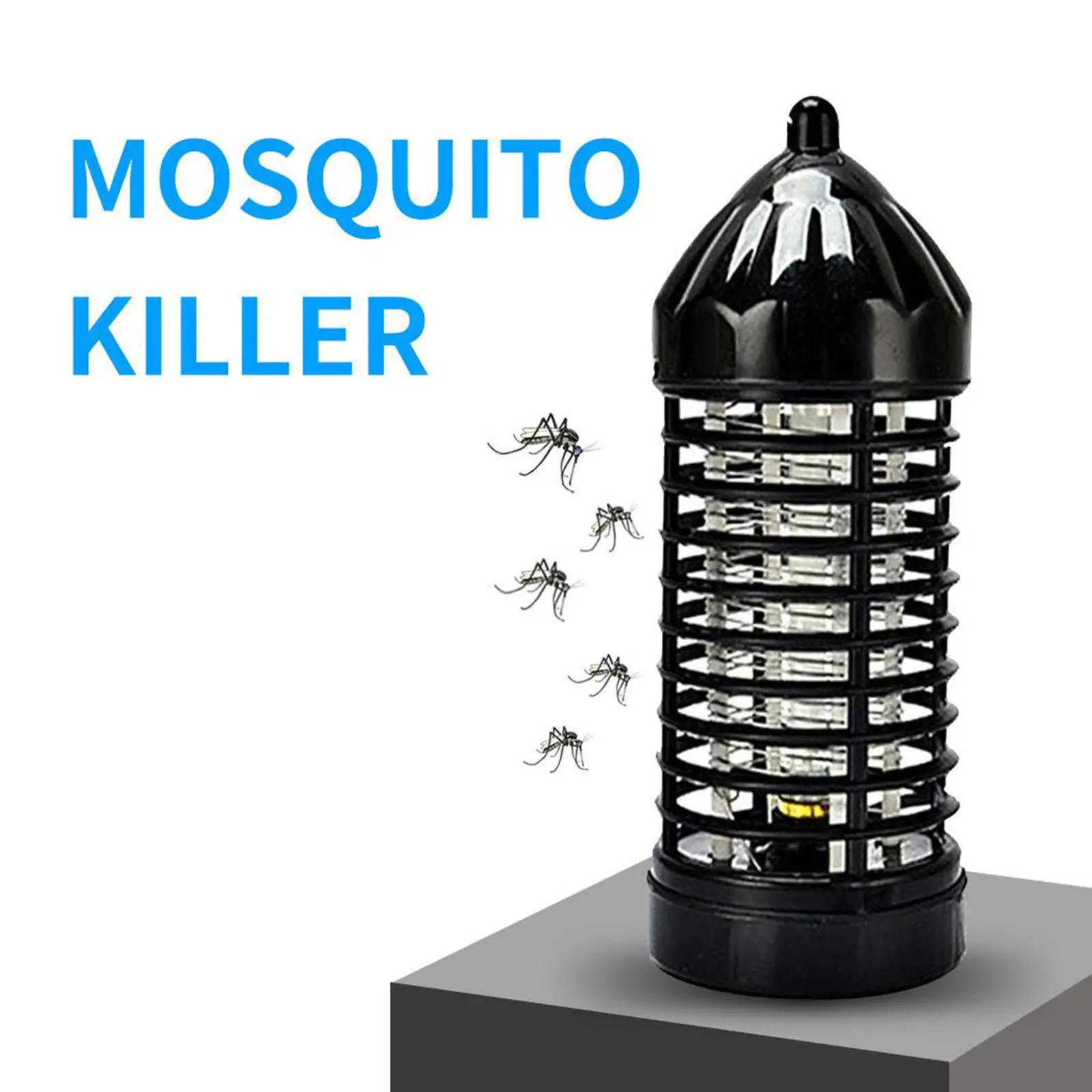 Portable Electric Mosquito Killer Lamp LED Zapper Trap for Home Bedroom Living Room Backyard Stock Farm
