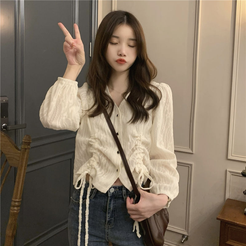 sólido elegante causal femme outono fino ulzzang