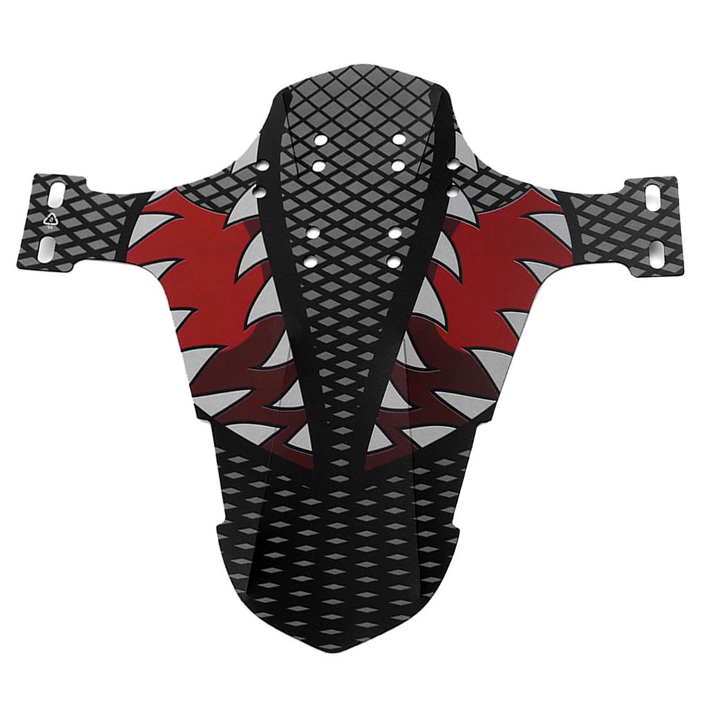 Mountain Bike Mud Guard Kit - Front MTB Fenders - Lightweight - Easy to Install - Select Colors Bicycle Parts