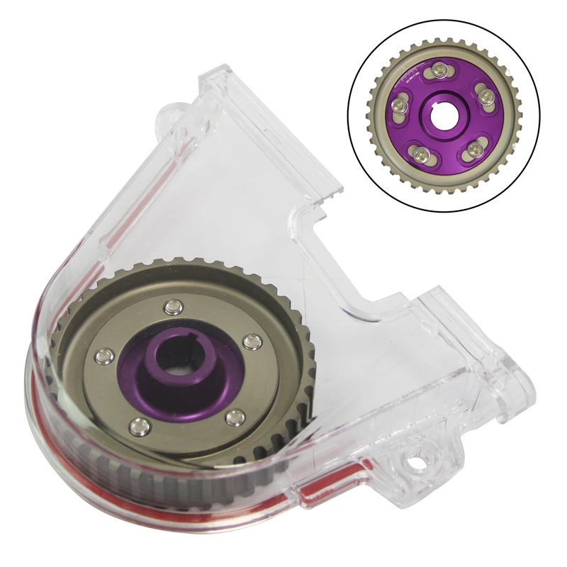 Clear Gear Timing Belt Cover Cam Pulley Kit For Honda Civic D15 D16C 96-00 BL