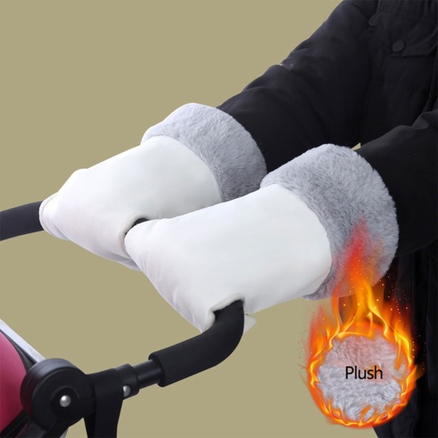 Gloves for shop pushing pram