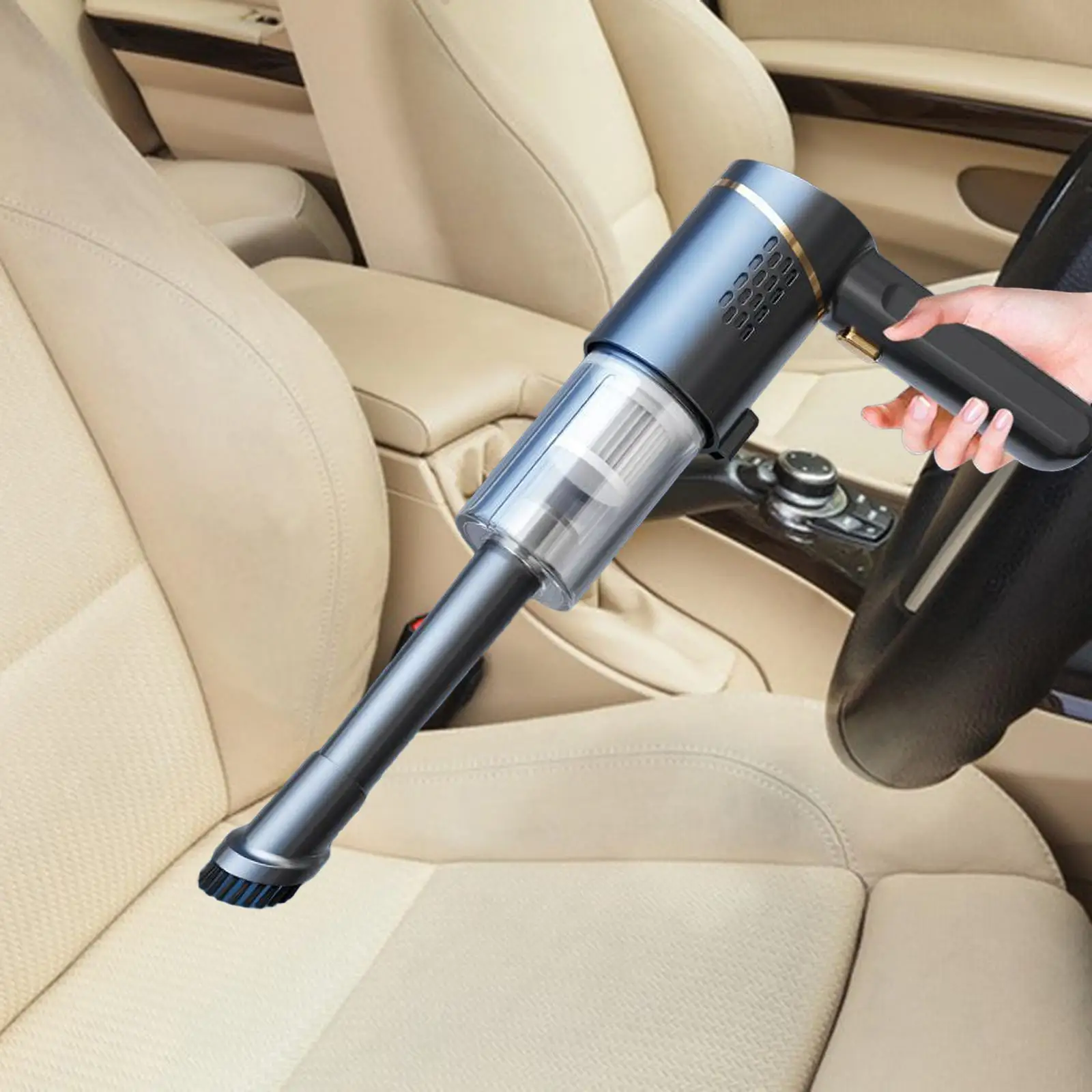 Mini Car Vacuum Cleaner Lightweight High Power Mini Vacuums Mini Duster Hand Vacuum Cleaner for Office Desk Car Home Pillows