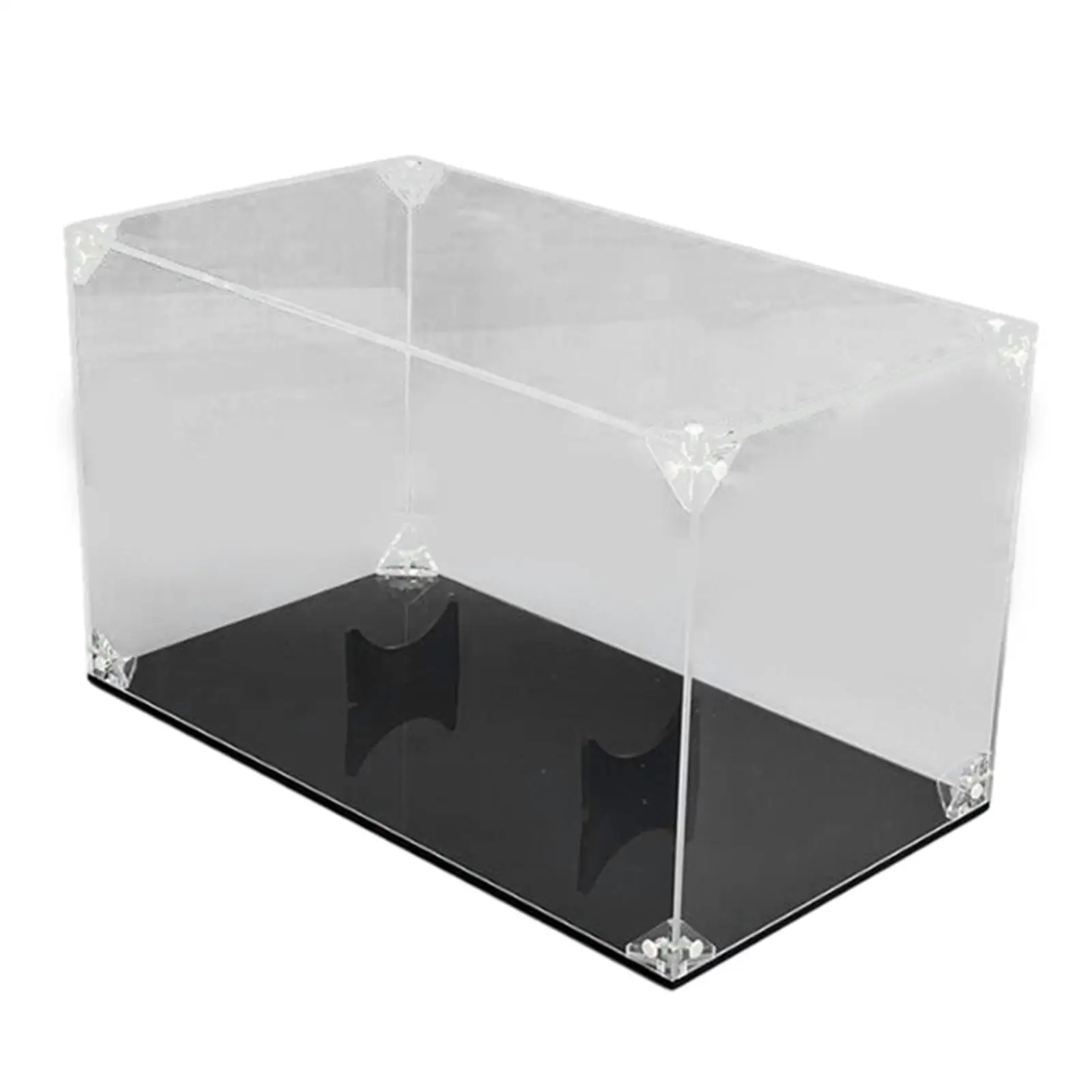 Clear Acrylic Football Display Case Oval Ball Holder Rugby Holder Sports Collectibles Storage Showcase Box Football Storage Rack