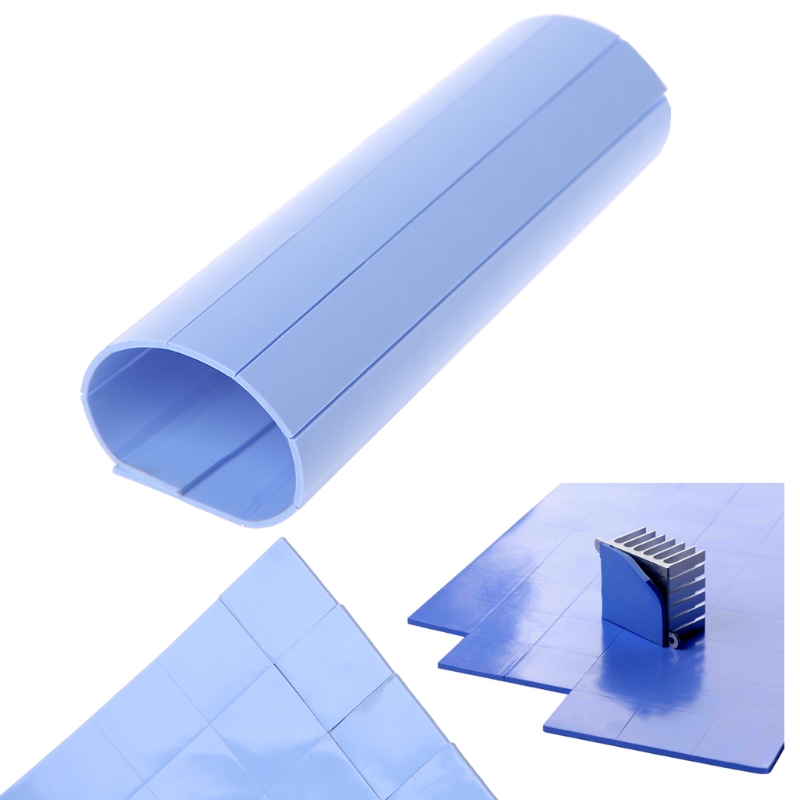 100x100mm Thermal Silicone Pad With A Thickness Of 1mm Non-Conductive Heatsink Cooling Pad, For Laptop CPU GPU_voghion.com