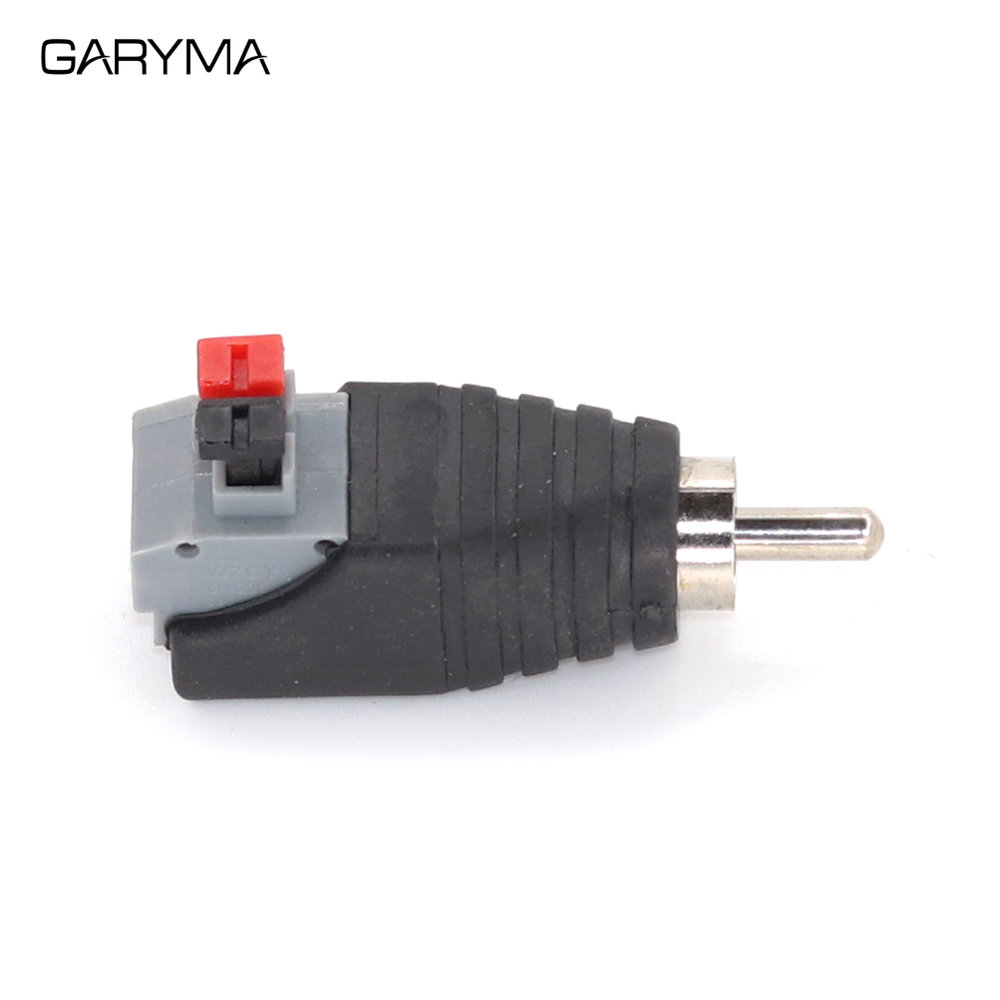 2Pcs A/V Kabel Zu Audio Lautsprecher M/F Stecker Adapter Jack RCA Stecker Push-klemme Typ lötfreie RCA Weibliche Jack Drücken Terminal – Detail 5