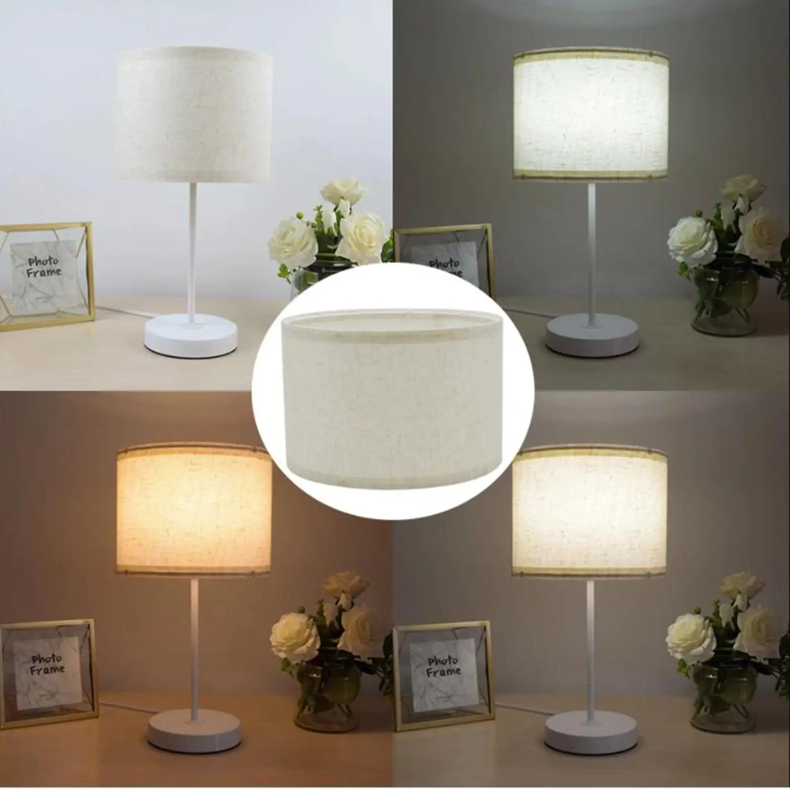 Drum Lamp Shade Home Decoration Lighting Fixture Classic for Table Lamp