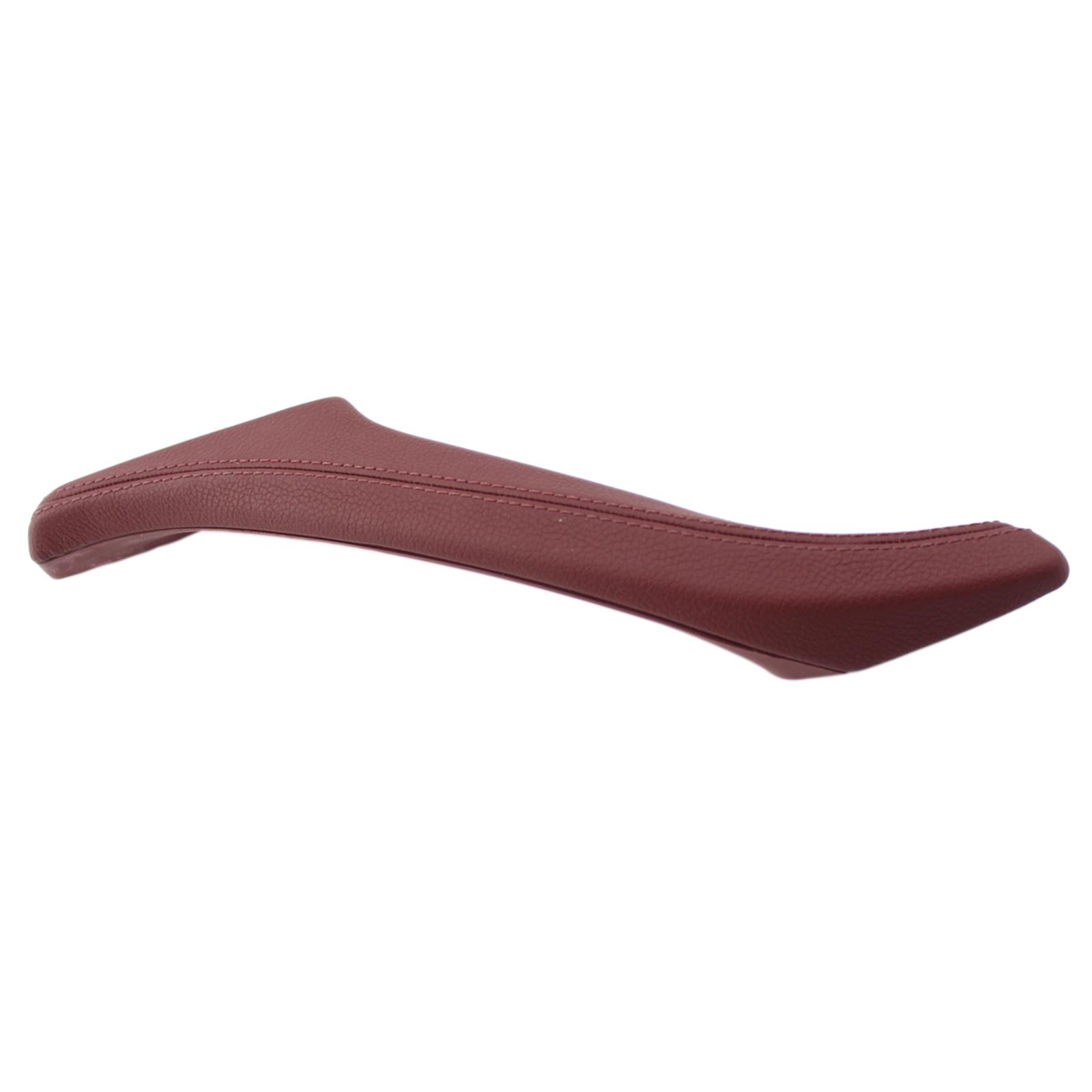 Interior Door Pull Handle Panel Right Passenger Side Grab Trim Cover Fit for BMW 5 Series F10 F11 10-16 Accessories Wine Red