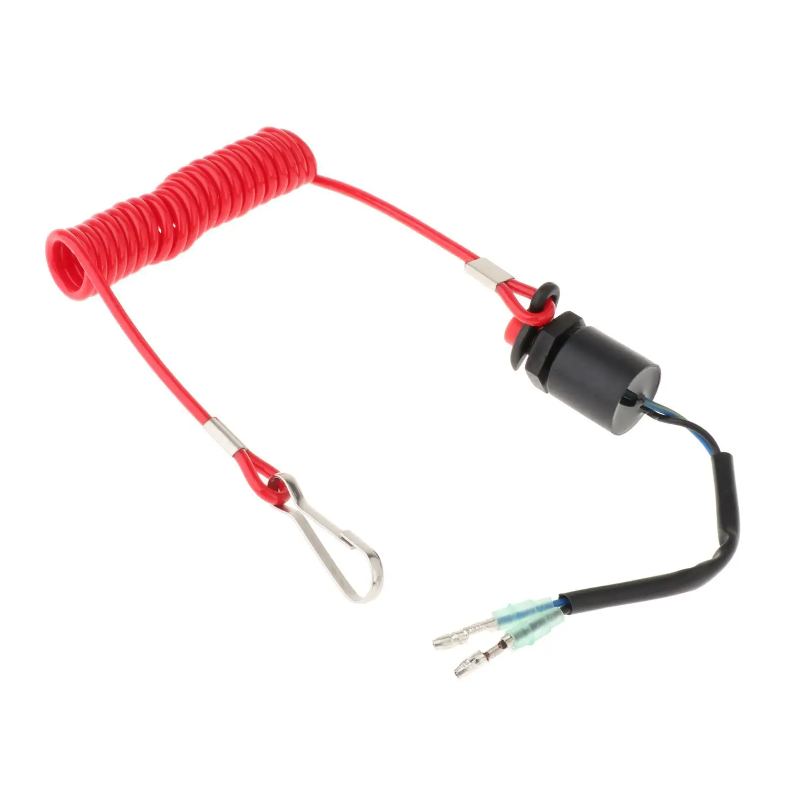 Boat Outboard Switch 37820-92E03 Boat Engine Emergency Stop Switch Boat Kill Switch with Lanyard for Suzuki DT DF 4HP-100HP