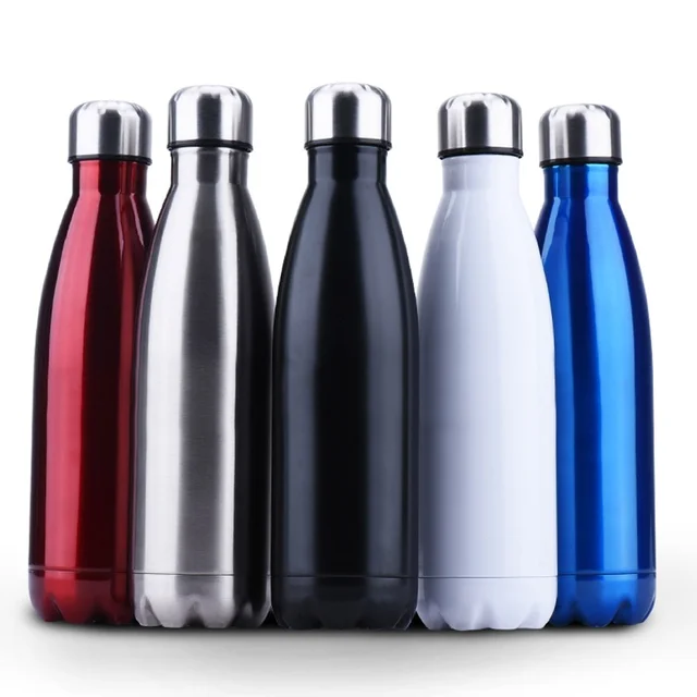 Stainless Steel Water Bottles 12oz 17oz 26oz 35oz Sports Thermos