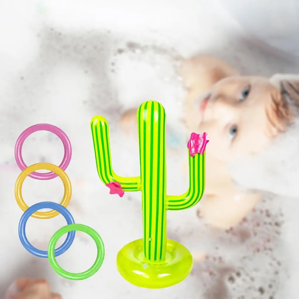 Upgraded Inflatable Cactus Throwing Game Toys