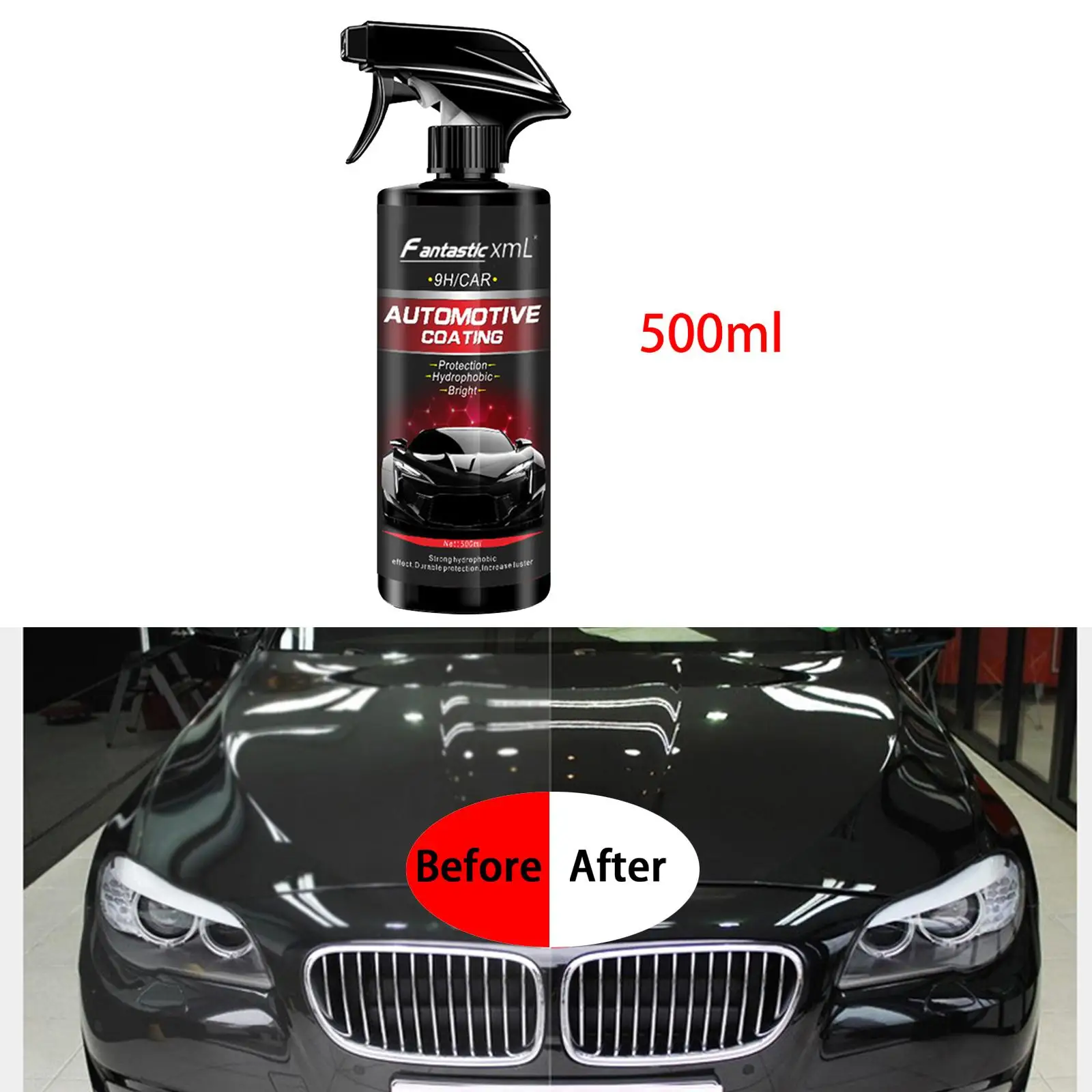 adam polishes Nano Car Scratch Removal Spray Car Ceramic Coating Spray Hydrophobic Coating protection Automotive Car Scratch Repairing Polish paint cleaner for car