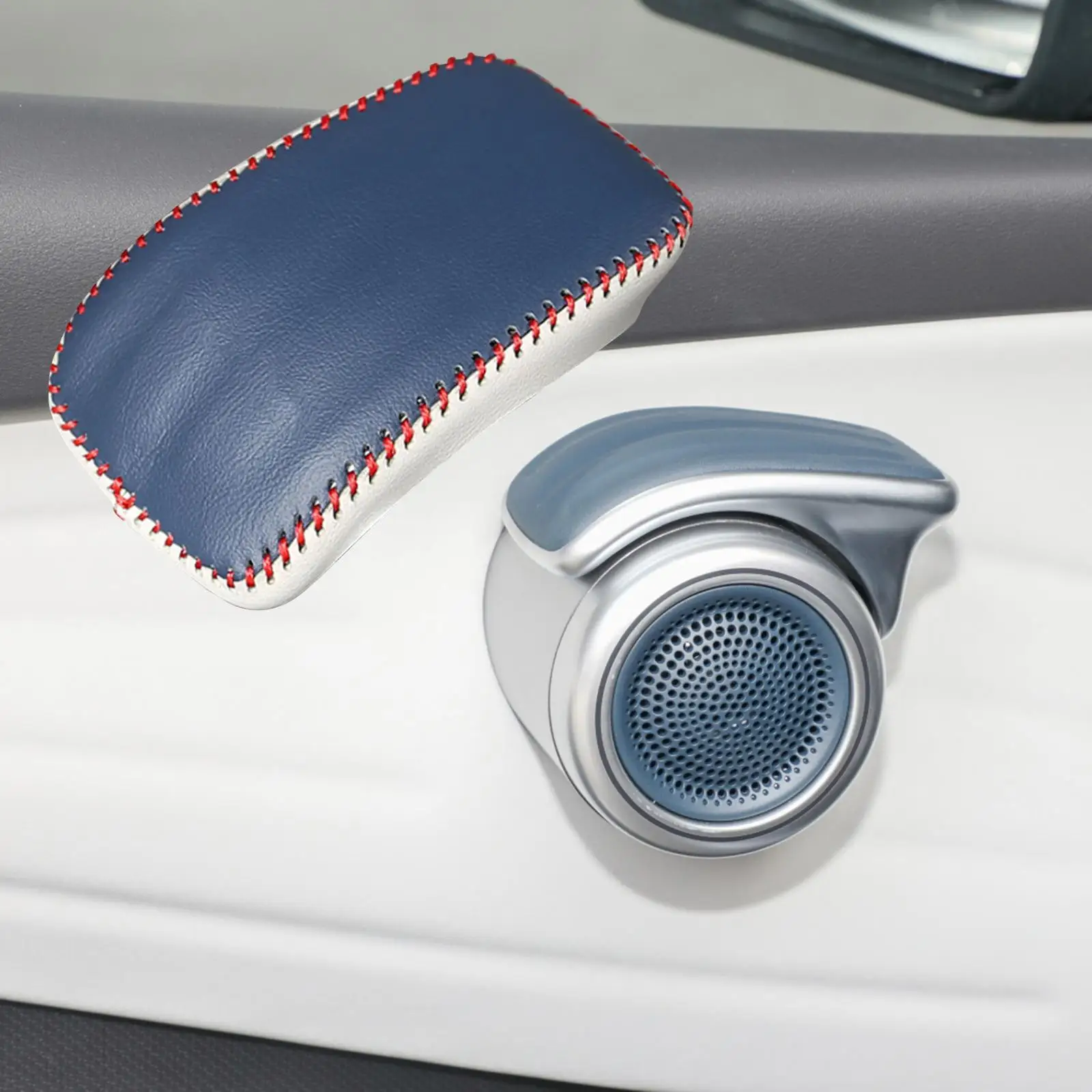 1x Auto Door Handle Protective Cover for Atto 3 Fittings Faux Leather