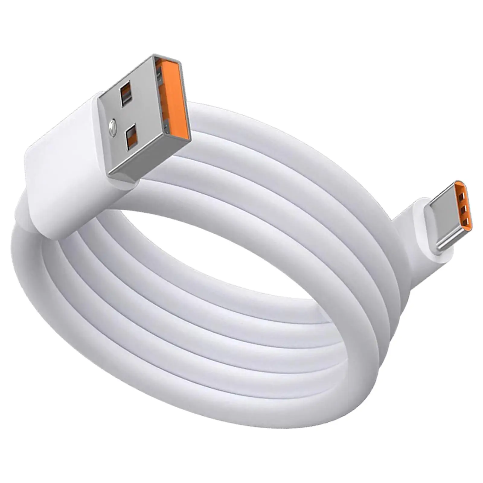 66W Type C Fast Charger Cable Fast Charging Data Cable Smart IC Chip 6A Data Line for Cellphone Dormitory Indoor Outdoor Home