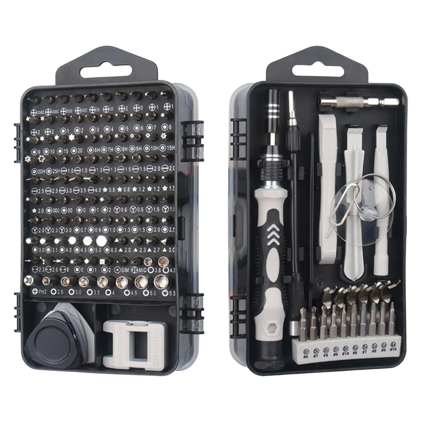 135Pcs Multifunction Hand Tool Precision Screwdriver Set Electronic Repair Tool Kit for Cellphone PC Game Console Watch Phone