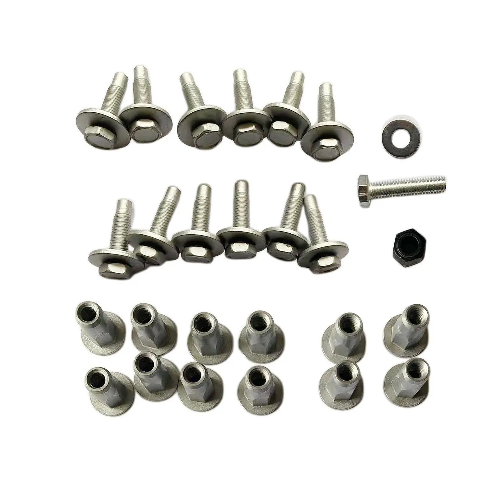 27Pcs Car Sidestep Mounting Kit Auto Durable Metal for Dodge RAM 1500 2500 3500 Spare Parts Assembly Replaces Repair