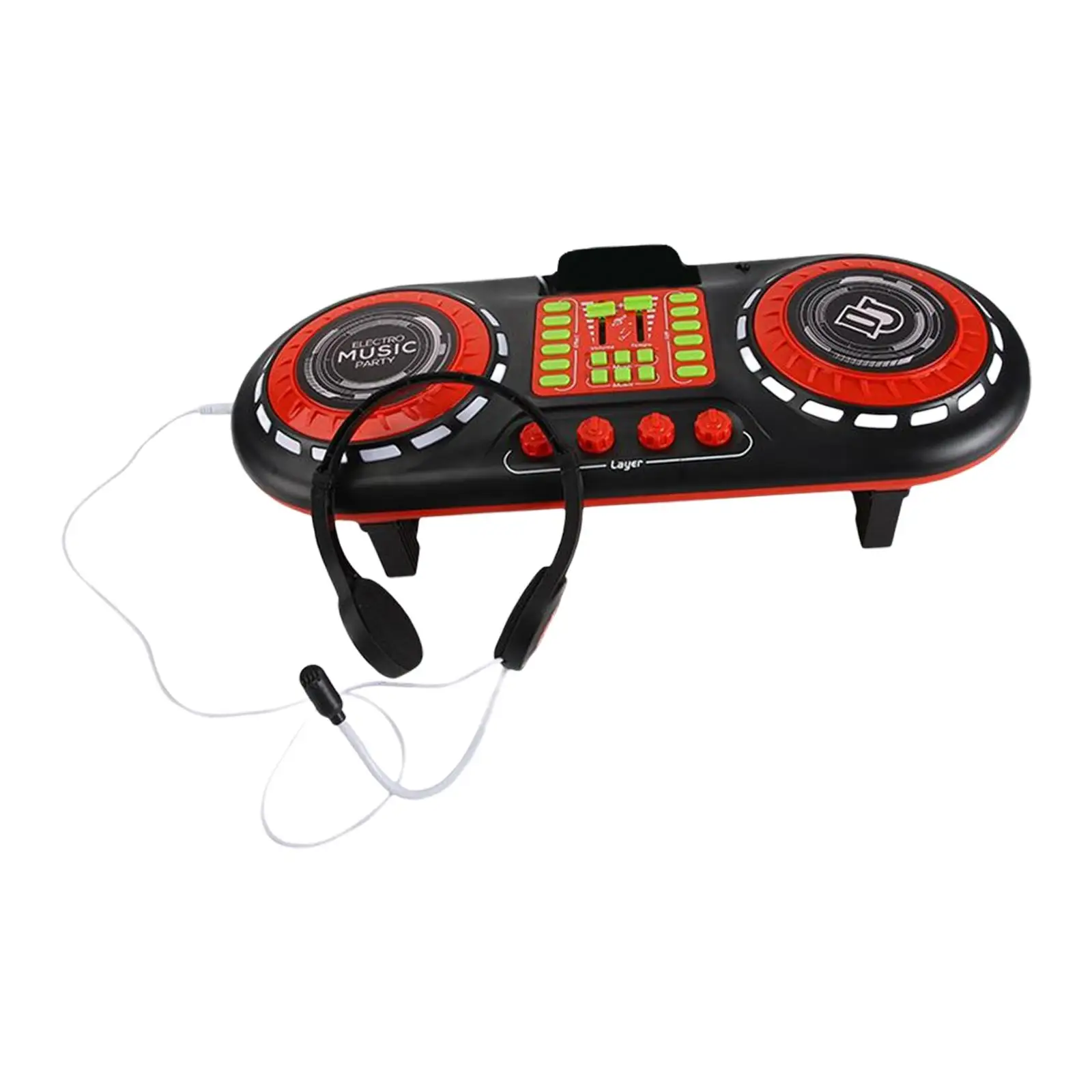 Kids Toys DJ Mixer DJ Turntable Music Mixer Gift Musical Toys for Children 3+ Years Boys