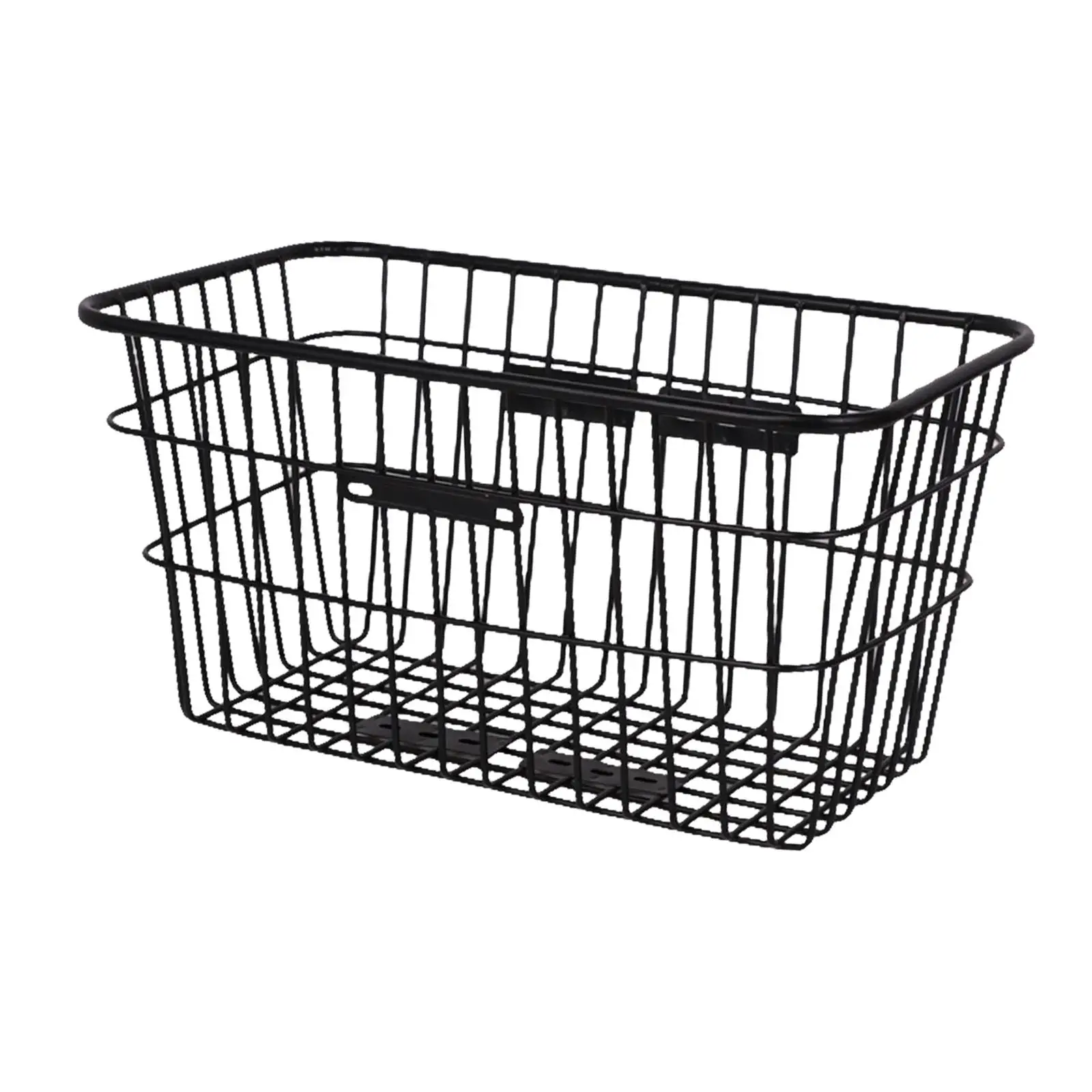 Bicycle Basket Large Space Front/Rear Metal Men Women Bicycle Frame Basket for Picnic Grocery Shopping Outdoor Bike Accessories