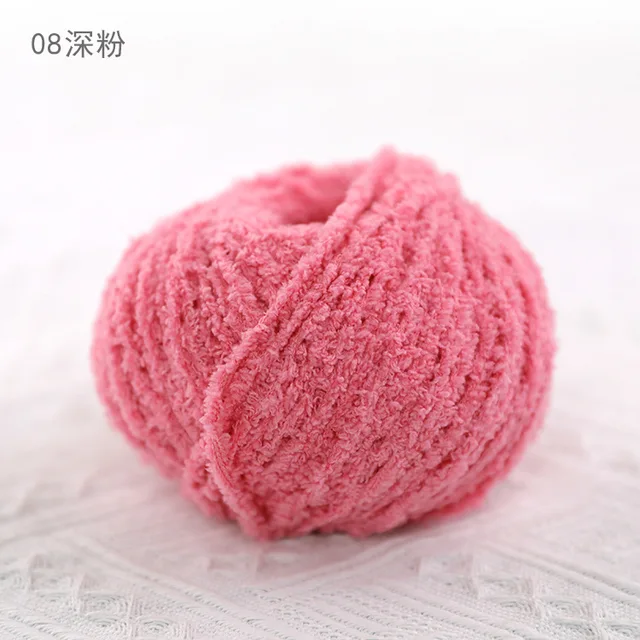 50g/Ball Plush Chunky Wool Yarn for Knitting Sweater Blanket Doll