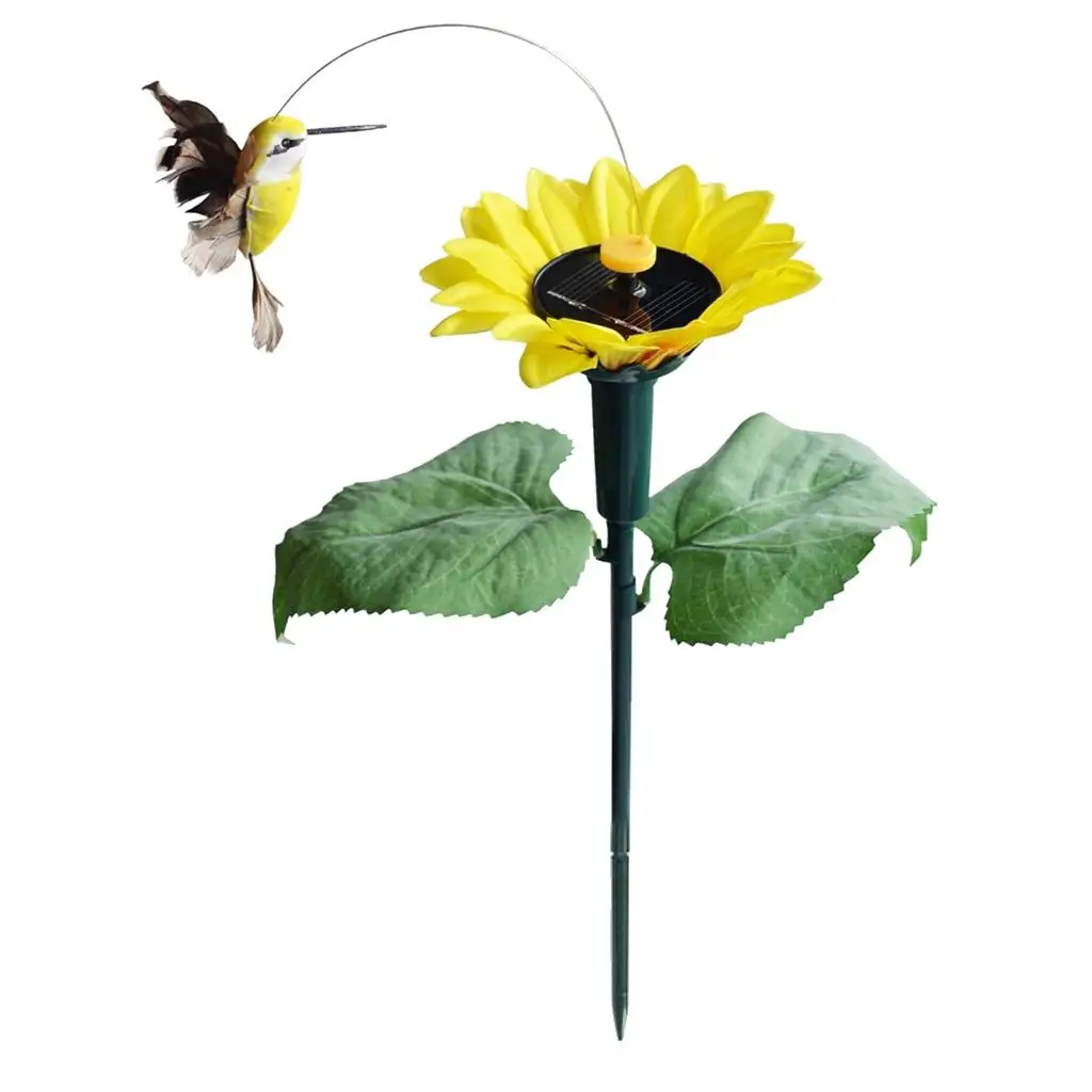 3D Solar Powered 3D Butterfly Stakes Yard Garden Plant Pot Flower Bed