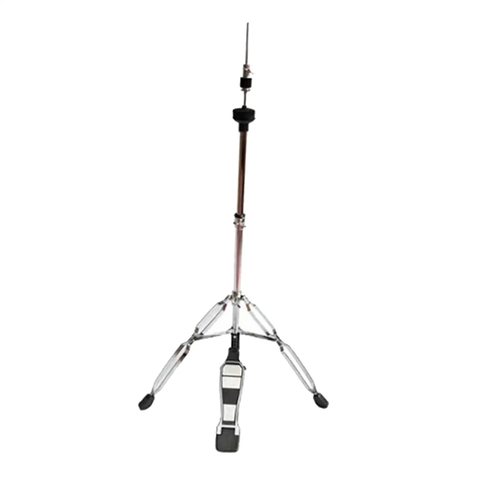 Metal Hat Cymbals Stand, Height Adjust, Floor Triangle Bracket, High Hat Stand
